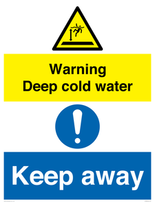 Warning Deep cold water Keep away